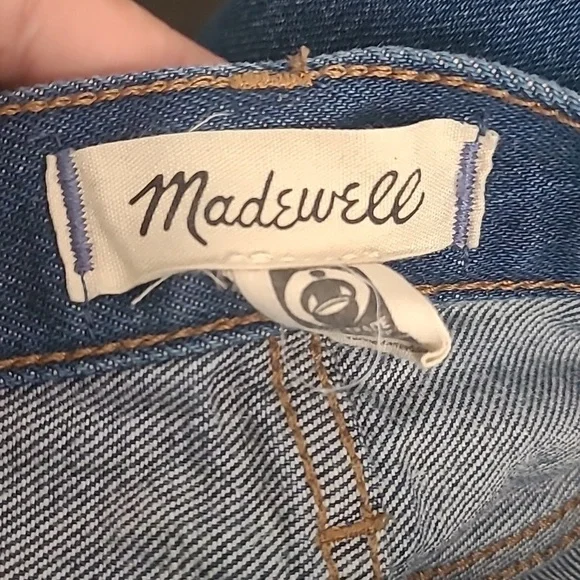 Madewell Baggy Straight Leg Jeans Mom jeans Size 24 - Picture 14 of 14